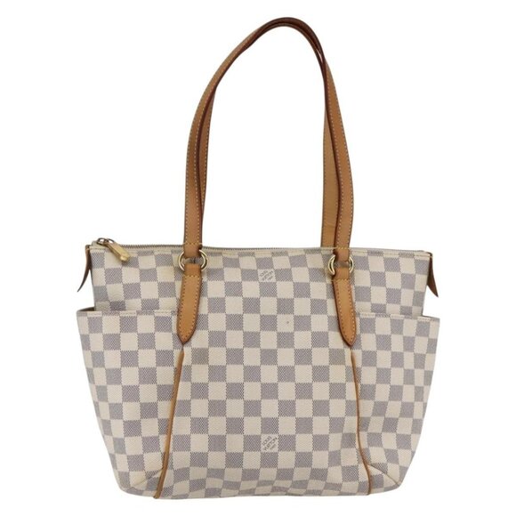 LOUIS VUITTON Damier Azur Totally PM Tote Bag N41280 LV Auth 147355 - Picture 2 of 16